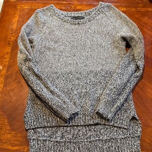 rag & bone Women's Gray and Black Crew Neck Sweater